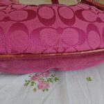 Y2K Vintage Coach Barbie Pink Suede Mini Demi Buckle Shoulder Bag🌺🩷 - Image 4