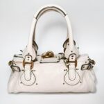 Pre-Owned Chloe Paddington cream/ off white leather🍂✨