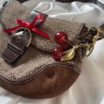 🍒 Vintage Coach 2004 Signature Brown Soho 🍒