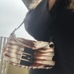 🍇💜PreOwned RARE 2000s archive vintage Fendi animal print pony🍇💜 - Image 3