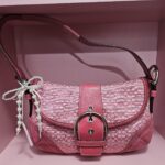 Vintage Coach Mini Soho Buckle Flap Pink Shoulder Purse🌺🩷