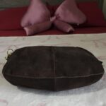 Y2K Vintage Coach Soho Brown Gold Suede Shoulder Bag Purse🤎🌆 - Image 6