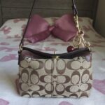 Bundle Of 2 Vintage Coach Y2K Brown Black Gold Hardware Signature Cs Mini Bag Shoulder Purse💜🍇 - Image 5