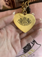 RARE Juicy Couture St. Jude’s CHOOSE HOPE Pink Velour Tote Matching Bracelet🥬🎄 - Image 5