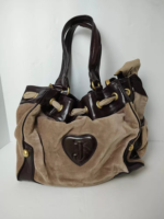 Vintage Juicy Couture Purse Shoulder Bag Velour Tan Brown Y2K🌲🍀 - Image 2