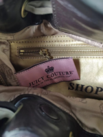 Vintage Juicy Couture Purse Shoulder Bag Velour Tan Brown Y2K🌲🍀 - Image 7