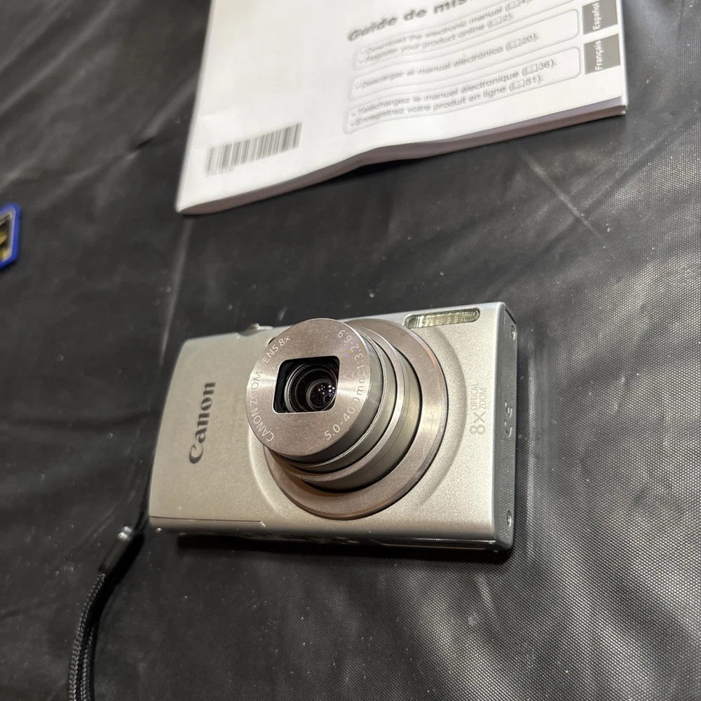 💿 Canon ELPH 180 Silver // [Near MINT] Full Boxed Set ✨ Y2K Digicam - Image 5