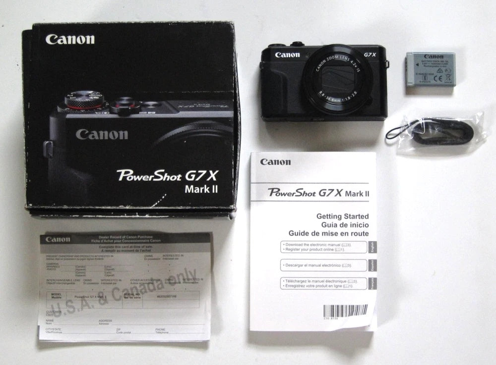 💎 AUTHENTIC Canon G7X Mark II // Boxed + Receipt 🎥 The Glow-Up Cam - Image 1