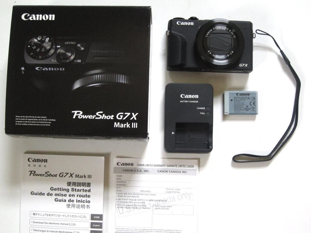 🎬 4K VLOG KING // Canon G7X Mark III Black [Full Boxed Set] 💎 - Image 2