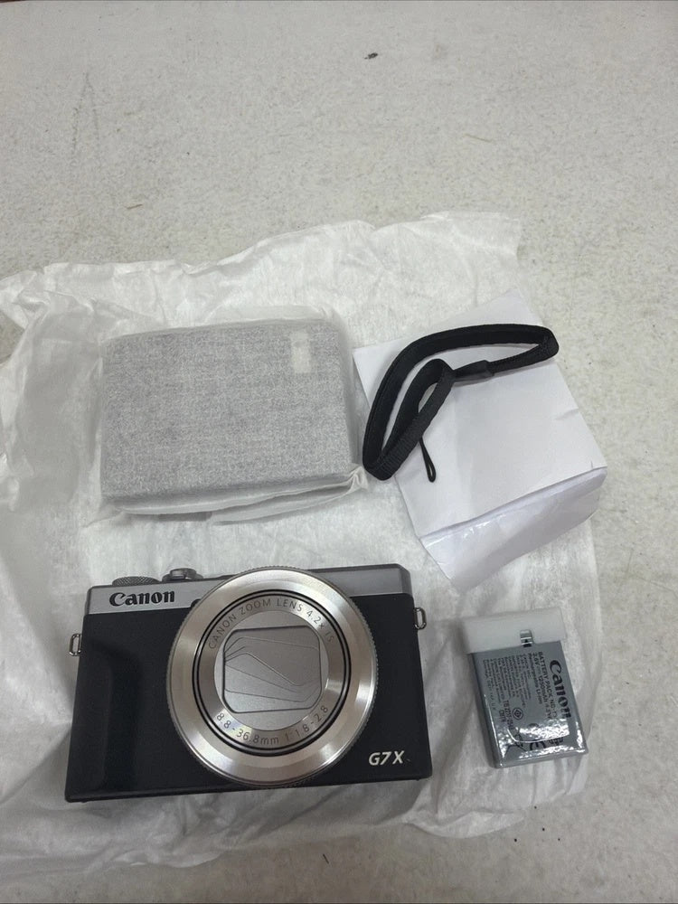 🎬 CREATOR HOLY GRAIL // Silver Canon G7X Mark III [OPEN BOX Full Set] 💎 - Image 1