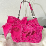 Juicy Couture Pink Velour Handbag🌺🩷