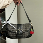 Vintage Coach Soho Flap Black and Grey🥬🎄