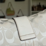 Vintage Coach Soho Flap White Jacquard🍎🔥 - Image 5