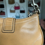 Y2K Coach Demi Buckle Tan Leather Bag🌲🍀 - Image 5