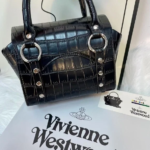 Vivienne Westwood BETTY MINI Croc Handbag💜🍇 - Image 4