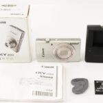💿 Y2K ESSENTIAL Canon IXY 200 // Silver ELPH 185 [Near MINT Boxed Set] 💿