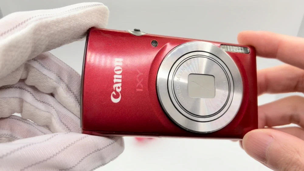 🍒 RARE RED Canon IXY 200 // ELPH 185 [Near Mint] Boxed Set 💿 - Image 2