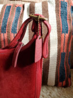 Coach Vintage Janice In Berkeley Suede Red🌺🩷 - Image 7