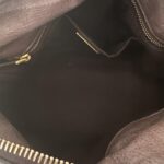 Authentic Grey Looks A Bit Purple In Person Miu Miu Vitello Leather Bow Bag With Gold Hardware And Removable Strap🤎🌆 - Image 7