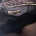 Authentic Miu Miu Purple Grey Leather Vitello Lux Bow Bag In Gold Hardware With Removable Strap🤎🌆 - Image 7