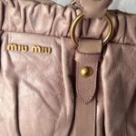 Gorgeous Authentic Dusty Pink Miu Miu Vitello Bag With Gold Hardware🍂✨ - Image 4