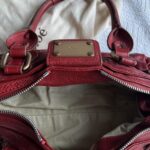 Gorgeous Red Chloe Paddington Bag With Gold Hardware🍒❤️‍🔥 - Image 4