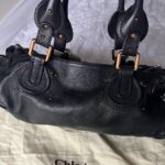 Stunning Authentic Black Chloe Paddington Bag With Bronze Hardware And Crystal Lock💙🌀 - Image 3