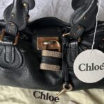 Stunning Authentic Black Chloe Paddington Bag With Bronze Hardware And Crystal Lock💙🌀 - Image 2
