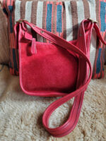 Coach Vintage Janice In Berkeley Suede Red🌺🩷 - Image 11