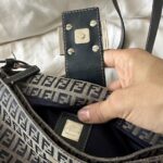 🍇💜Preowned NAVY FENDI BAGUETTE🍇💜 - Image 8