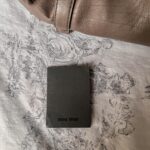 Authentic Miu Miu Purple Grey Leather Vitello Lux Bow Bag In Gold Hardware With Removable Strap🤎🌆 - Image 3