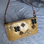 Louis Vuitton 2002 Special Edition Orange Lexington Flower Pochette🍂✨