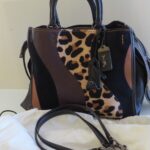 Coach Rogue Bag With Leopard Patchwork B1880 32879🩶🏙️