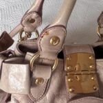 Authentic Light Pink Miu Miu Vitello Leather Bow Bag With Gold Hardware And Removable Strap🤍🗻 - Image 3