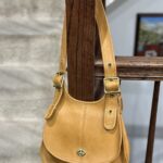 Coach Vintage Crescent Saddle Bag Nyc 9235 Saddle Tan🍂✨