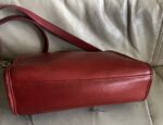 Vintage Coach Purse 9870 Red Leather Court Top Handle Bag Crossbody 🍒❤️‍🔥 - Image 9