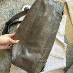 Preowned Authentic balenciaga city bag giant in faded grey🪻🍃 - Image 7