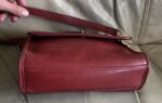 Vintage Coach Purse 9870 Red Leather Court Top Handle Bag Crossbody 🍒❤️‍🔥 - Image 10