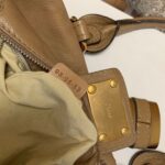 Chloe Paddington Mini Boston Bag Handbag Beige With Gold Padlock Leather✨🔥 - Image 8