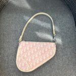 Rare Vintage Saddle Bag Diorissimo Canvas Mini Very Good Condition🌺🩷