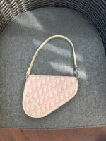 Rare Vintage Saddle Bag Diorissimo Canvas Mini Very Good Condition🌺🩷