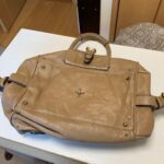 Chloe Paddington Mini Boston Bag Handbag Beige With Gold Padlock Leather✨🔥 - Image 6