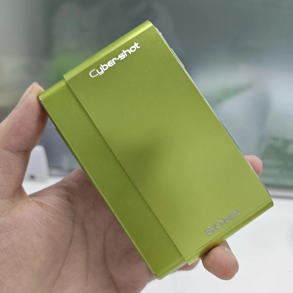 🔋 CYBER-CHIC // Neon Green Sony Cyber-shot DSC-T77 [Full Bundle] 📟 - Image 2