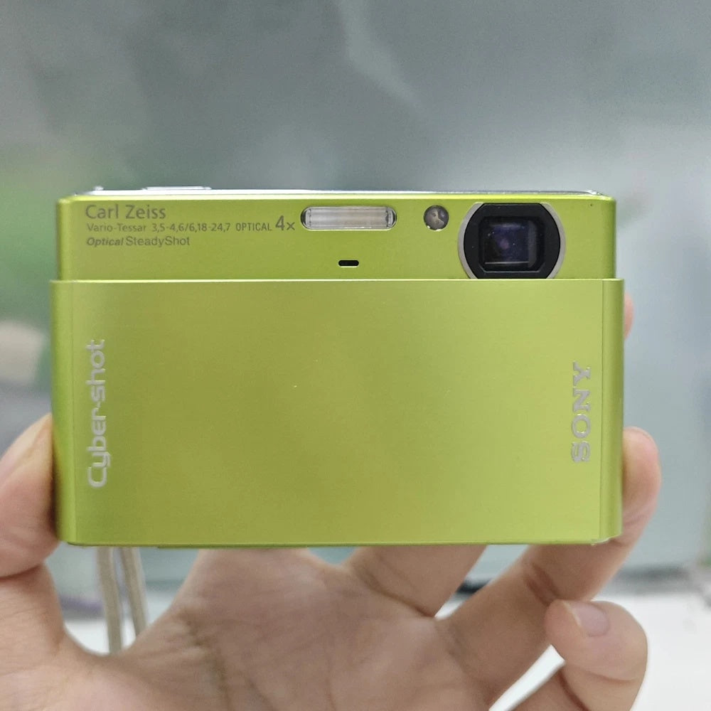 🔋 CYBER-CHIC // Neon Green Sony Cyber-shot DSC-T77 [Full Bundle] 📟 - Image 3