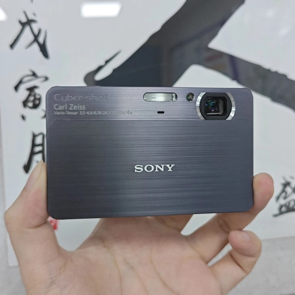 🔘 MINIMALIST GRAIL // Brushed Grey Sony Cyber-shot DSC-T700 📂 4GB Internal Memory - Image 1