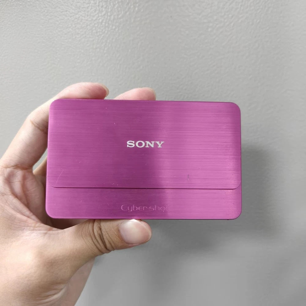 🎀 Y2K LUXE // Pink Sony Cyber-shot DSC-T700 [Full Bundle] ✨ 4GB Internal Memory - Image 2