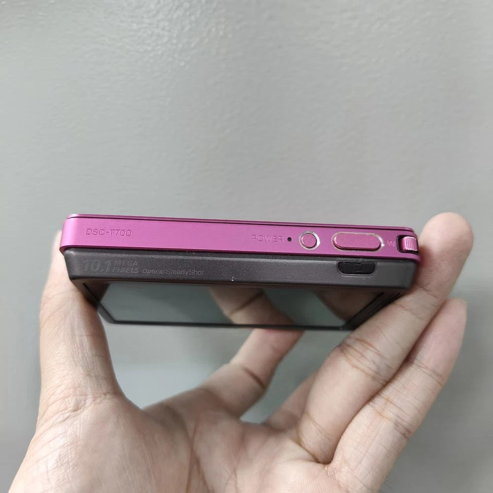 🎀 Y2K LUXE // Pink Sony Cyber-shot DSC-T700 [Full Bundle] ✨ 4GB Internal Memory - Image 8