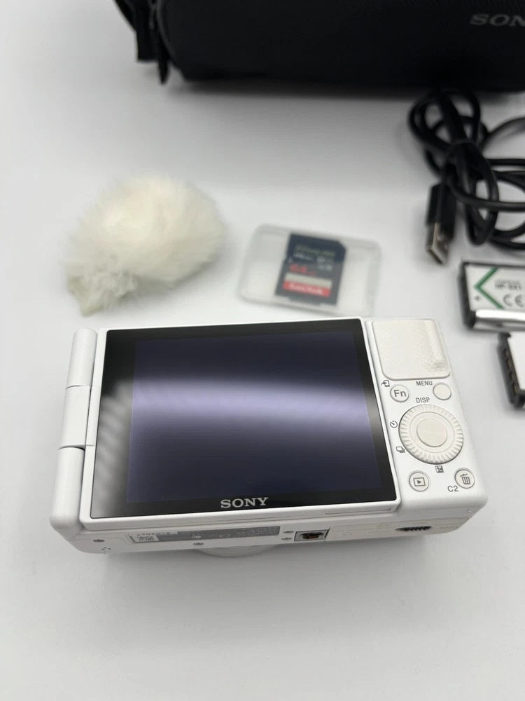 🎥 ULTIMATE VLOG SET // White Sony ZV-1 + Wireless Grip [Boxed & MINT] 💎 - Image 5